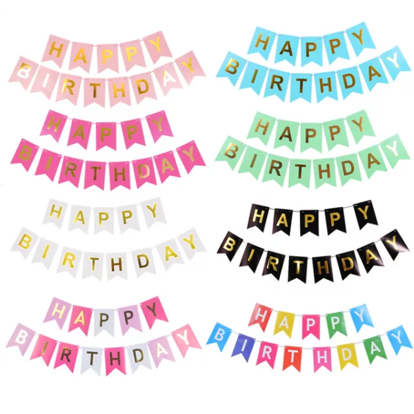 Guirlande anniversaire colorée - #496 – Image 3