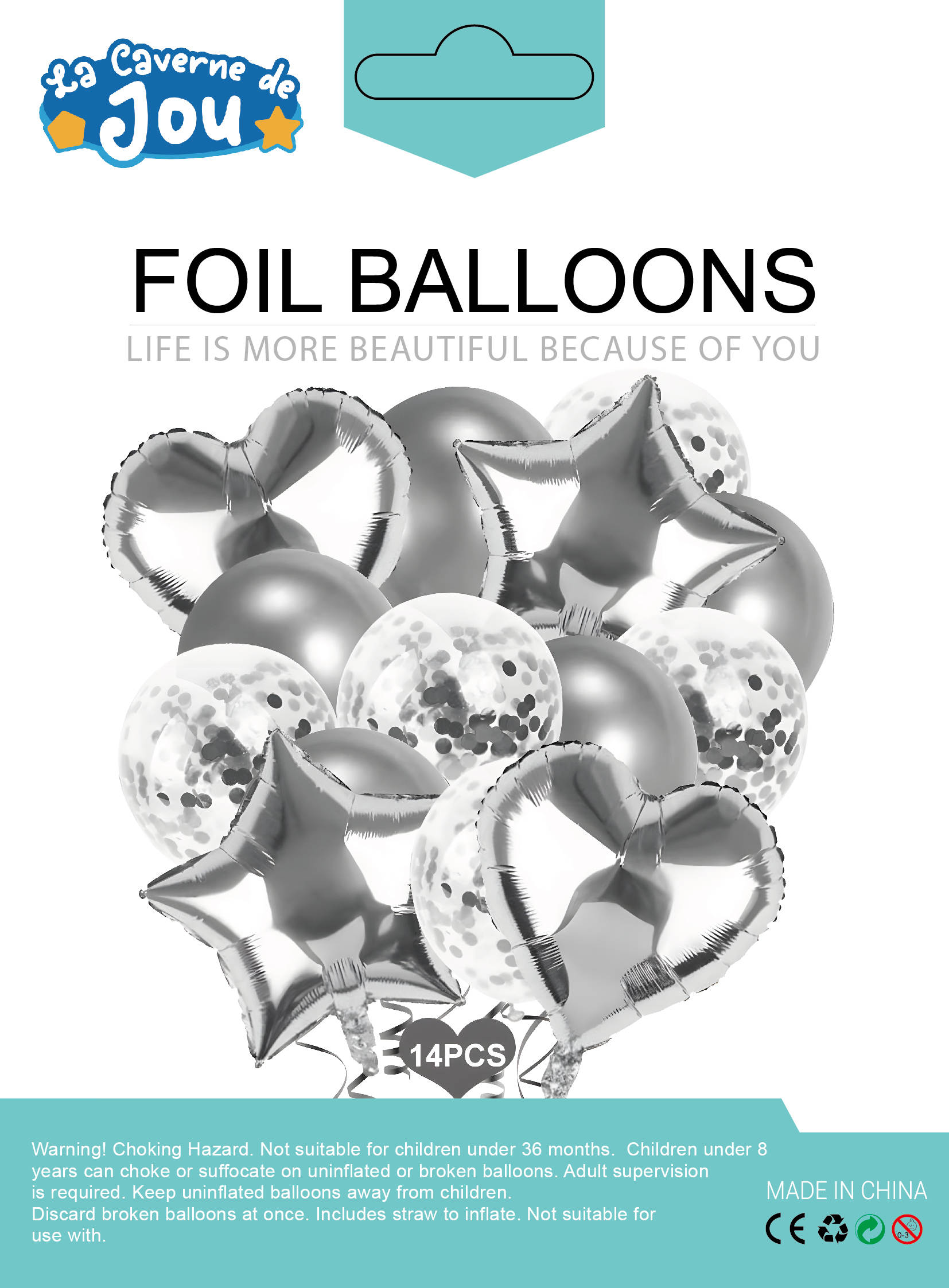 14 pcs ensemble de ballons