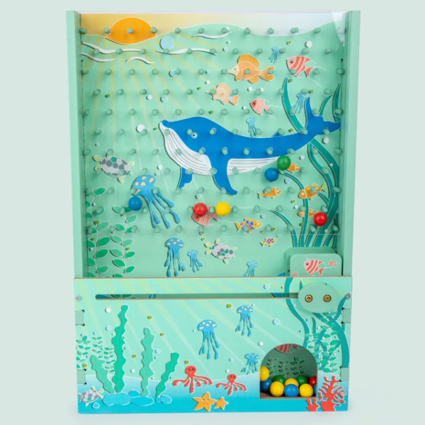 Jeu De Balle En Bois à Lancer Et Attraper - Pour Enfants - Développe Motricité Et Coordination - Jouet D'extérieur Portable - Cadeau Anniversaire, Pâques