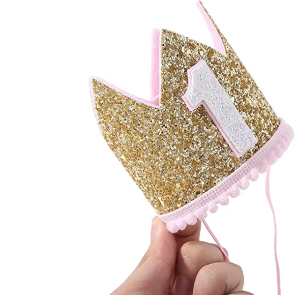 Chapeau rose de premier anniversaire 2000081 – Image 4