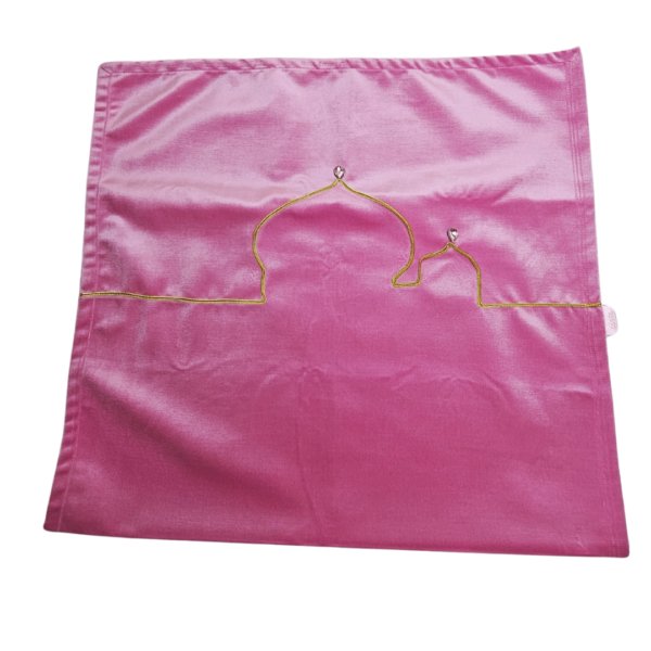 Tapis de prière fille rose poudré + sac à cordon 3 - 10 ans #850 – Image 5