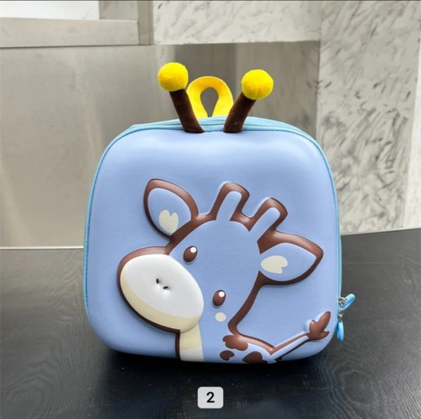 Sac à dos girafe 3D bleu #1012 – Image 3