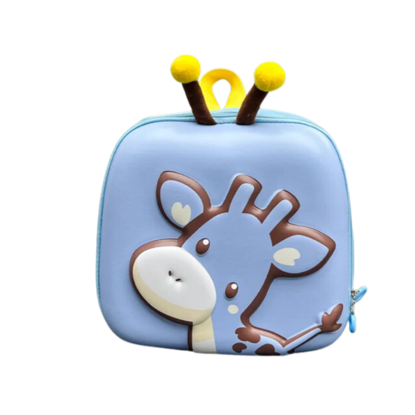 Sac à dos girafe 3D bleu #1012