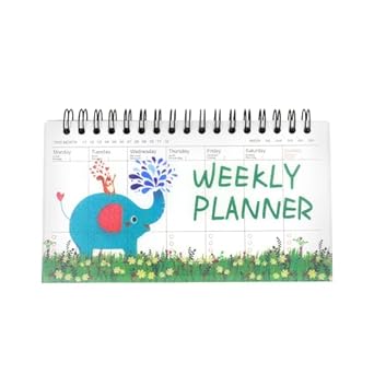 Cahier agenda kawaii - élèphant #1144