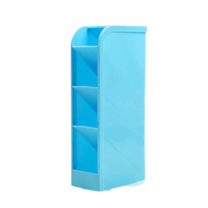 Porte stylo oblique à quatres compartiments -bleu #1140