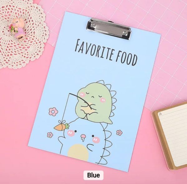 Presse-papiers A4 kawaii - bleu #1147 – Image 4