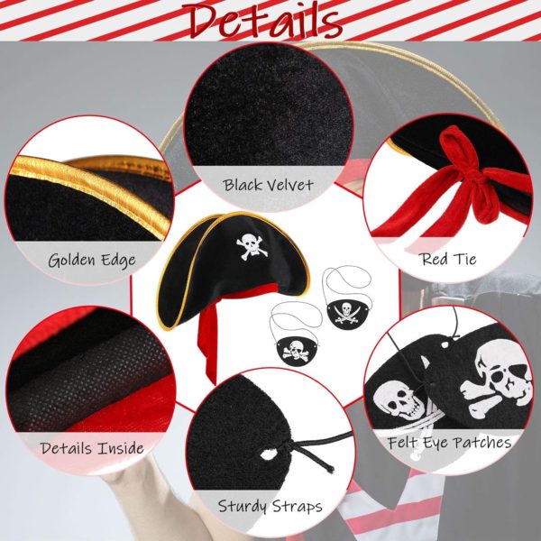 Chapeau de pirate et cache oeil #1129 – Image 10