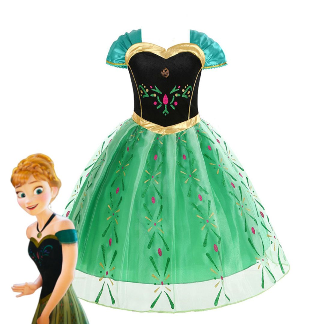 Déguisement Anna 4/5 ans #1207 La Caverne de Jou