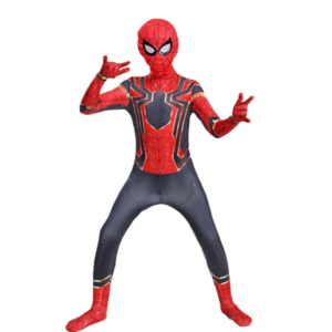 Déguisement gold spiderman 7/8 ans (130cm) #1188