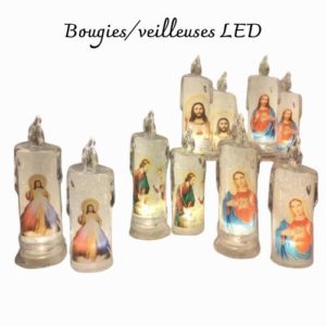 cierges LED (piles incluses) #1235