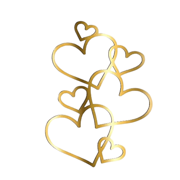 Cake topper LOVE gold #1304 – Image 7