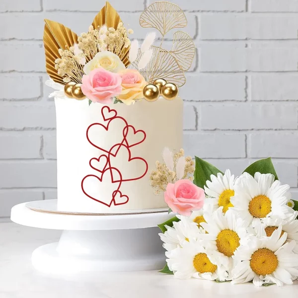Cake topper LOVE rouge #1306 – Image 6