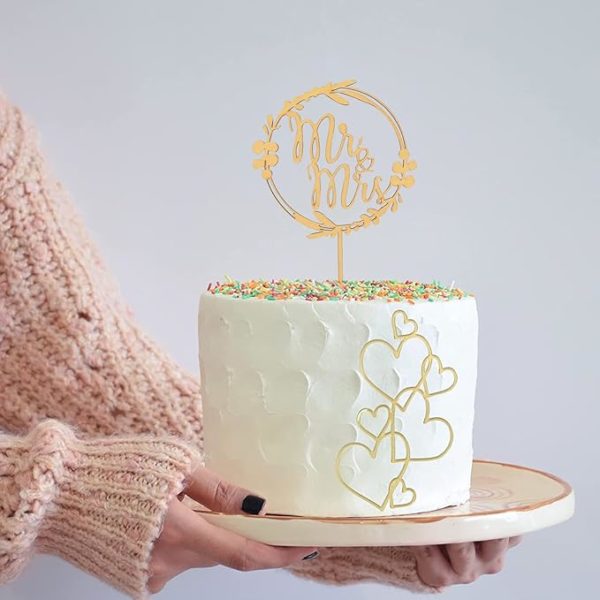Cake topper LOVE gold #1304 – Image 4