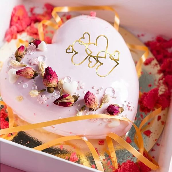Cake topper LOVE gold #1304 – Image 5