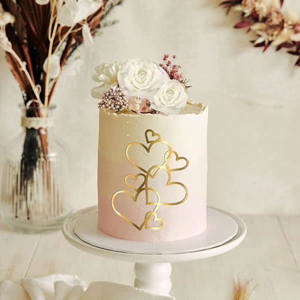 Cake topper LOVE gold #1304 – Image 6