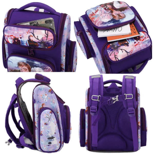 Sac scolaire Maternelle, CI Reine des neiges #1381 – Image 2