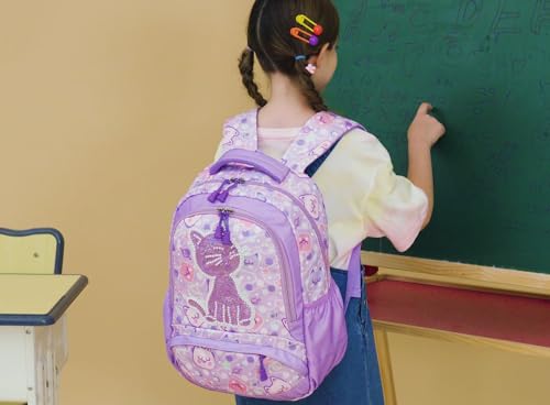 Set scolaire 3 pièces Purple cat #1367 – Image 6