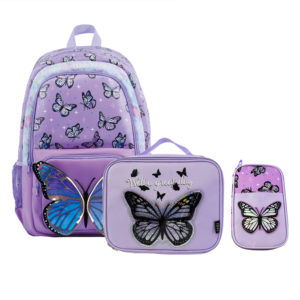 Sac scolaire / Papillons #1372
