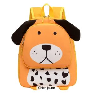 Sac scolaire cartoon crèche yellow dog #1382