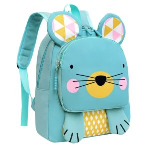 Sac scolaire cartoon crèche souris verte #1383