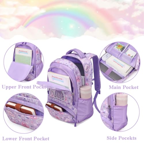 Set scolaire 3 pièces Purple cat #1367 – Image 5
