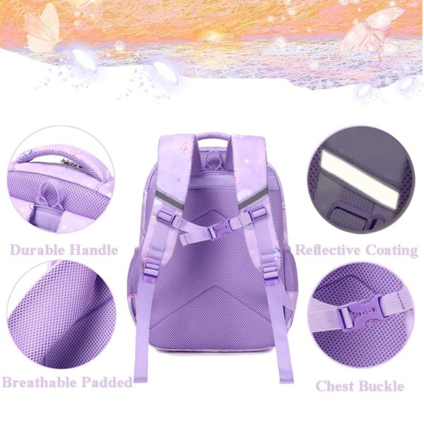 Set scolaire 3 pièces Purple cat #1367 – Image 4