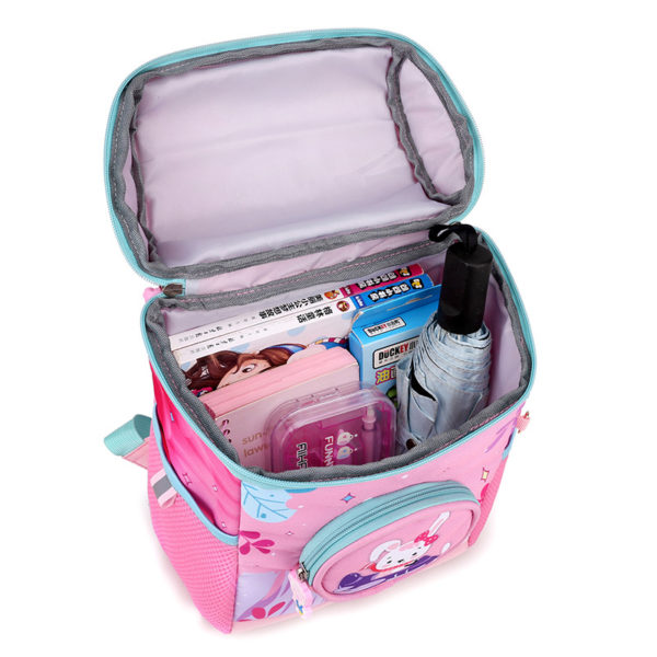 Sac scolaire maternelle animal print rose #1378 – Image 5