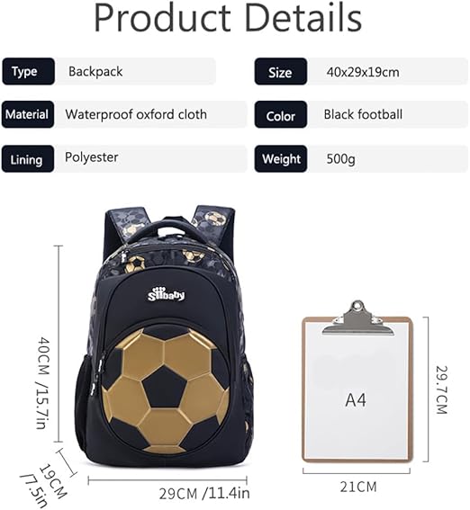 Set scolaire 2 pièces football #1418 – Image 4