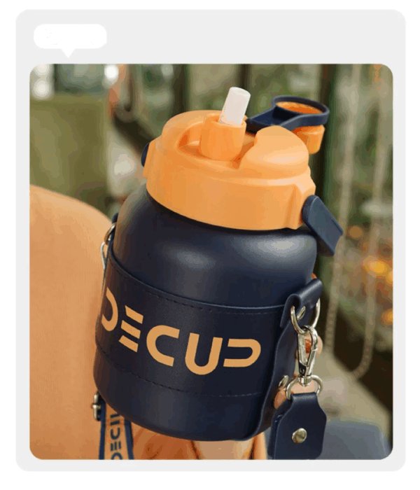 Gourde Dark blue / orange 900ml #1355 – Image 2