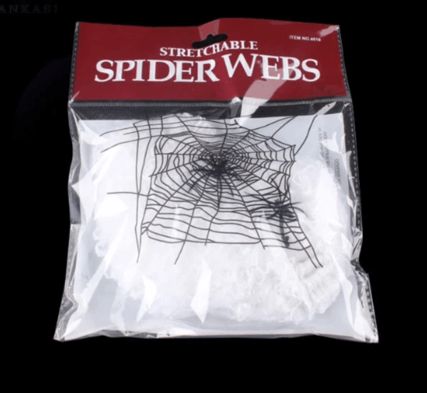 Halloween 20g Spider Cotton Spider Web Silk / BLANC #1388 – Image 5