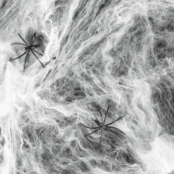 Halloween 20g Spider Cotton Spider Web Silk / BLANC #1388 – Image 6