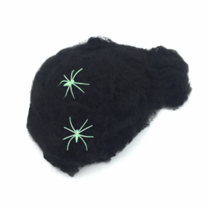 Halloween 20g Spider Cotton Spider Web Silk / NOIR #1389