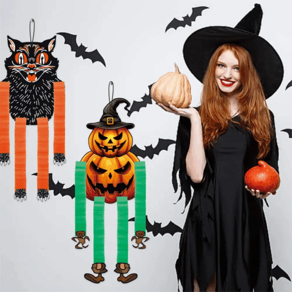 Cross-border Pendant Witch Skeleton Ghost Halloween /orange citrouille #1392 – Image 6