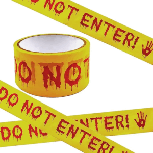 Ruban Adhésif Halloween "DO NOT ENTER" / 100m #1387