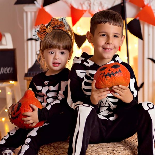 Serre tete Halloween Citrouille #1346 – Image 7