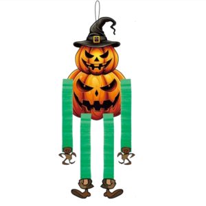 Cross-border Pendant Witch Skeleton Ghost Halloween /orange citrouille #1392