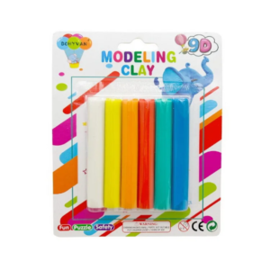Pâte à modeler souple 6 couleurs #1510