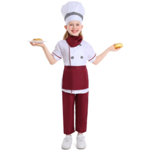 Tenues de chef pour enfants, costumes de boulanger 110 CM / 3 - 4 ans  #1627