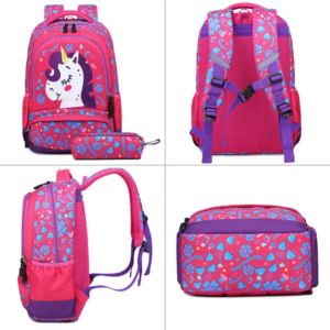 Set scolaire 2 pièces fuchsia #1416