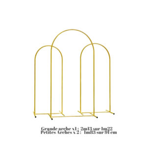 Location set arches x 3 / 24H (saly et environs)