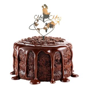 Cake topper MR et MRS World #1301