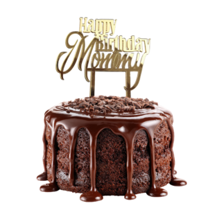 Cake topper HBD Mommy #1333