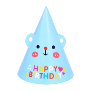 Chapeau anniversaire bleu #1551