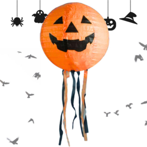 Lanterne halloween orange #1043