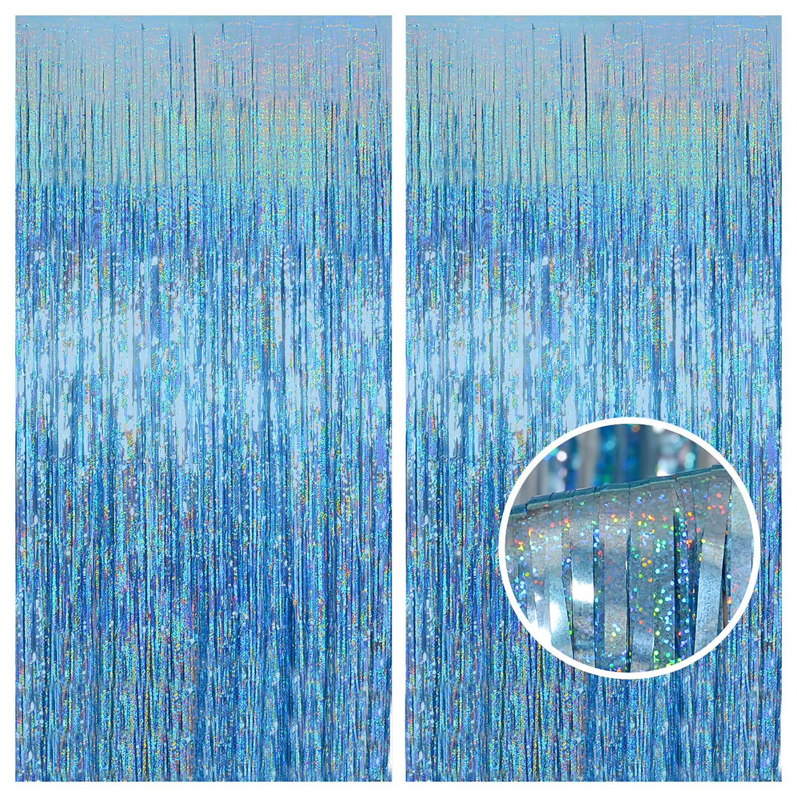 Light-Blue-foil-curtain-backdrop