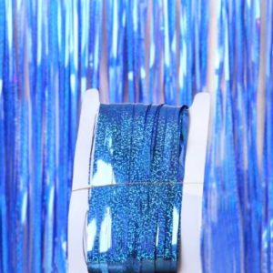 rideau 1/2M laser bleu #1640