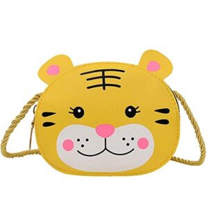 Mini sac en cuir animaux jaune #1664