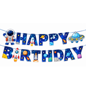 Guirlande anniversaire Astronaute #1673